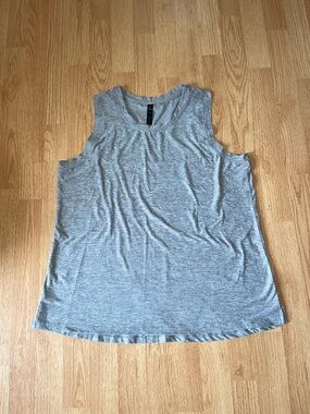 Kyodan Women’s Gray Sleeveless Athletic Muscle Tank Size XL